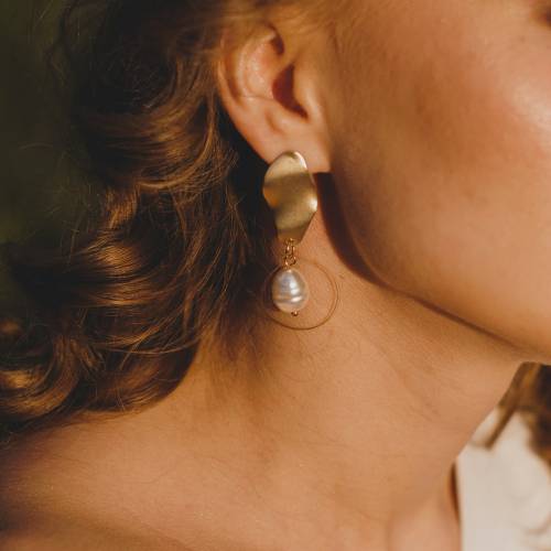 Pearl earrings